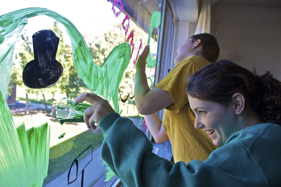 Knox College Homecoming 2013 Window Painting