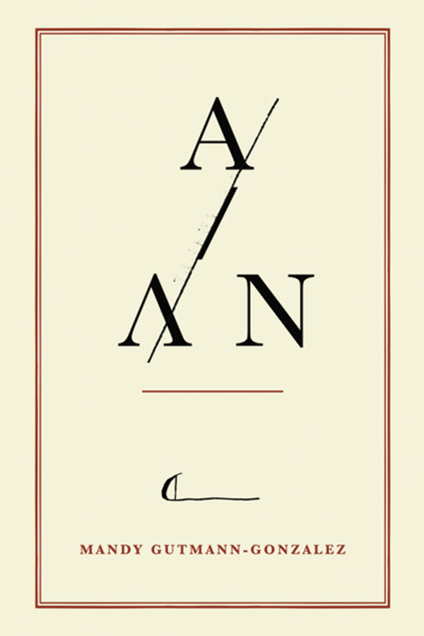 The book cover for A/An.