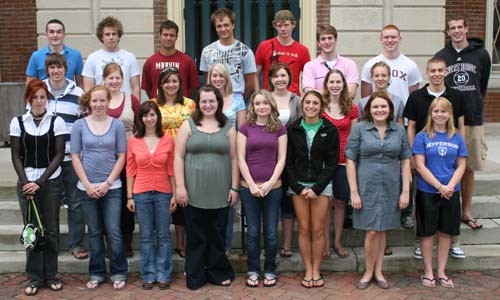 Knox College class of 2012 legacy students.