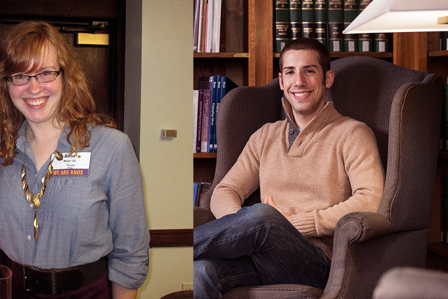 John Cusimano '13 and Anna Meier '13. 