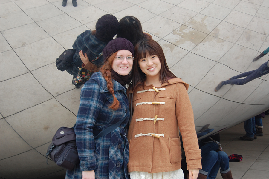 Anjuli Walter and Riho Orito in theChicago stop of their U.S. Tour. 