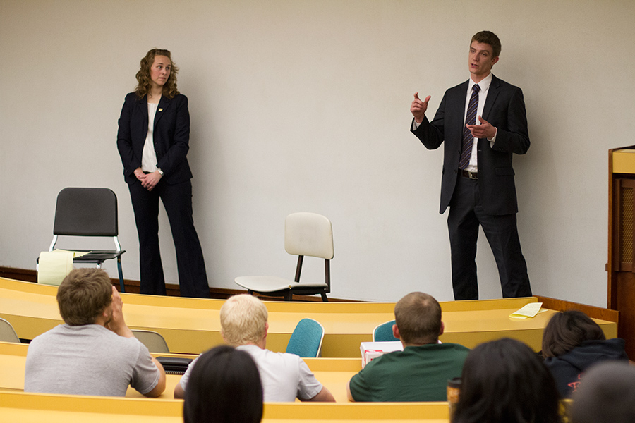 Stephanie Sorensen '12 and Vince Rug '12