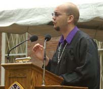 Dan Lieberman at Knox College Commencement 2005