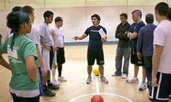 Kenji Mori and dodgeball teams