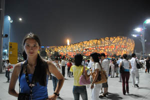 Sara Koehnke '12 attended the Paralympics less than two weeks after the Olympic flame was extinguished at the Bird's Nest in Beijing China.