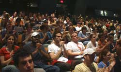 Harbach Theatre audience