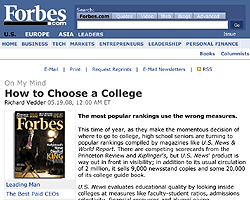 Forbes Magazine website