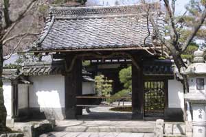 Temple gate in Kyoto