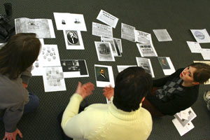 Students in Harbach Theatre