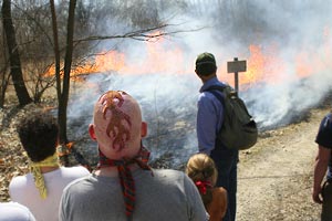 Knox College Prairie Burn