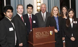 Knox College Team for the Simon School of Business Early Leader Case Competition