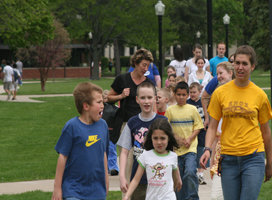 Knox's Center for Community Service brings students faculty and staff together with local grade schools.