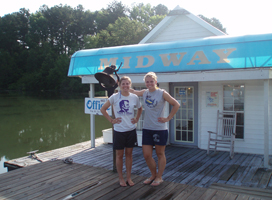 Elizabeth McPhail '09, and her sister Katie, are visiting many ports as they navigate the Great Loop.