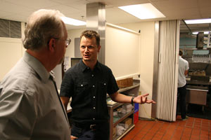 Helmut Mayer and Holter Graham at Knox College