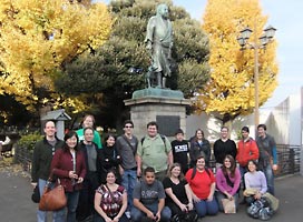 At the Saigo Takamori statue