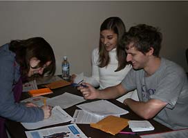 Students volunteer at blood drive