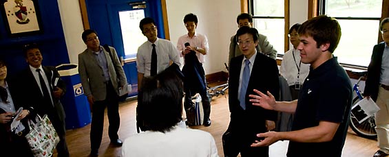 Japanese educators visit Knox College