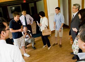 Japanese educators visit Knox College