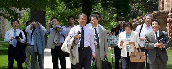 Japanese educators visit Knox College