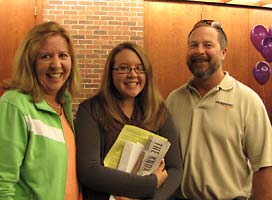 Janice, Jordyn and Jim Stewart