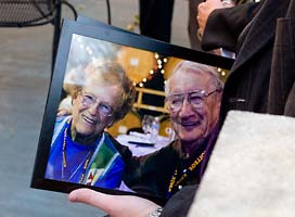 A photo of Mrs. Largent and her husband, Willard