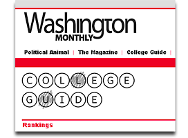 Washington Monthly College Guide