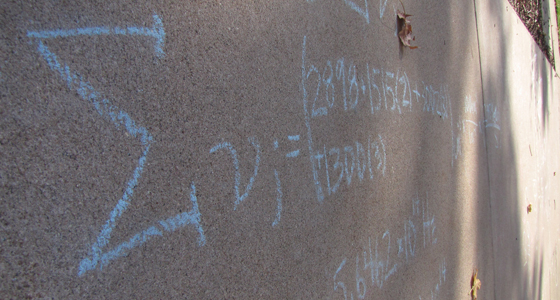 Chalk chemistry equations