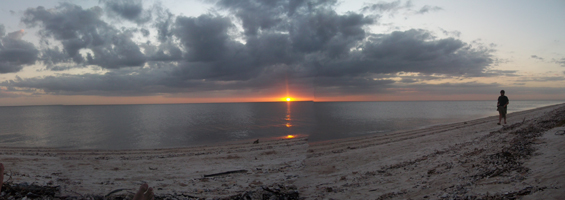 Knox students on Everglades canoe trip