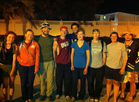 Knox students on Everglades canoe trip