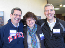 Jim Whitehill, Annette Johnston '81, and Fred Johnston '80