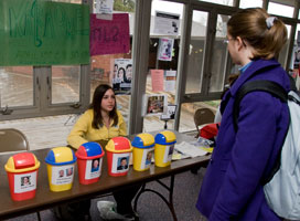 Tabling for Karaoke Night