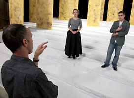 Knox College Theatre Rehearsal - Mary Stuart