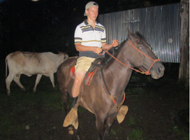 Matt McKinney on farmin Costa Rica