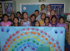 Classroom at Navajo school