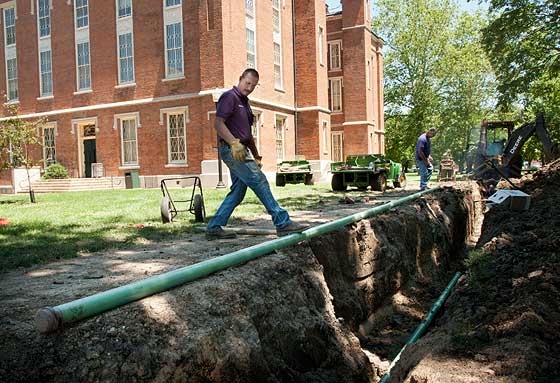 Steam Water Line Repair