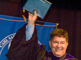 Roger Taylor at Carl Sandburg College Commencement