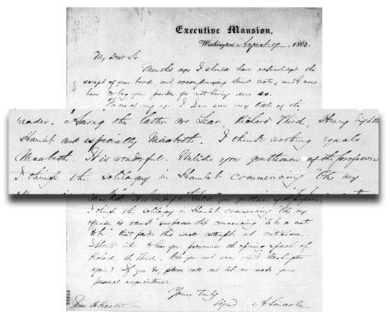 Lincoln Letter - Library of Congress