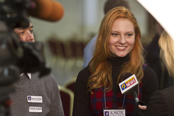 Knox students at 2012 Iowa caucuses