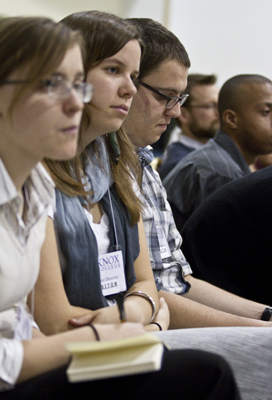 Knox students at 2012 Iowa caucuses