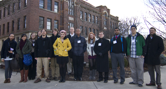 Knox students on their way to 2012 Iowa caucuses