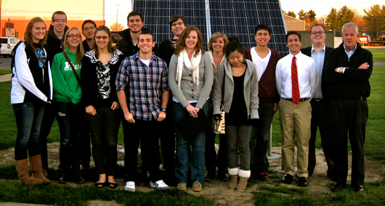 Business Club Visits Sustainable Business Center