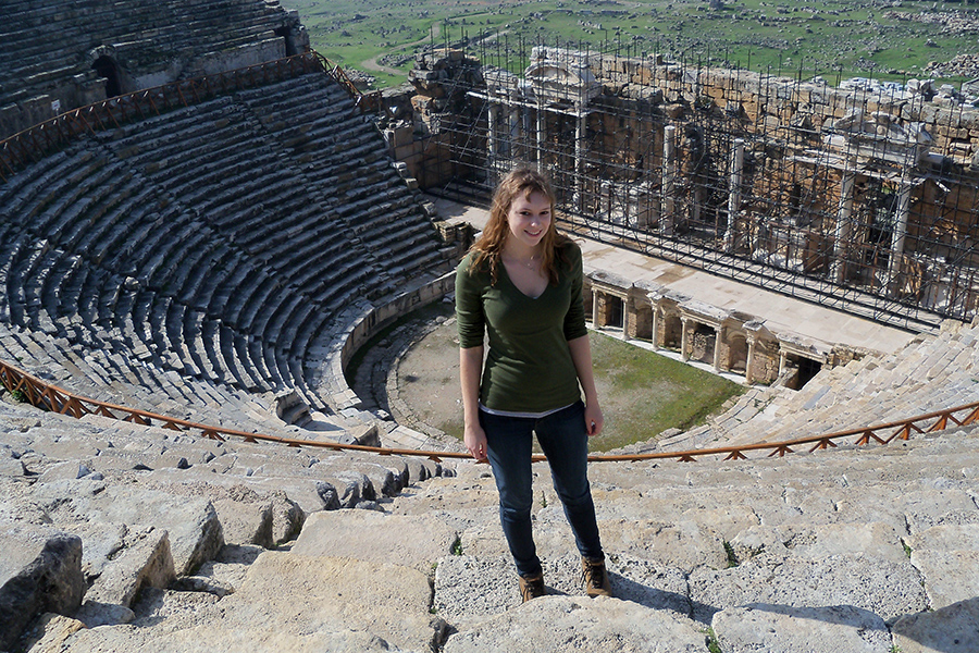 Knox student Laura Crossley studied abroad in Turkey. 