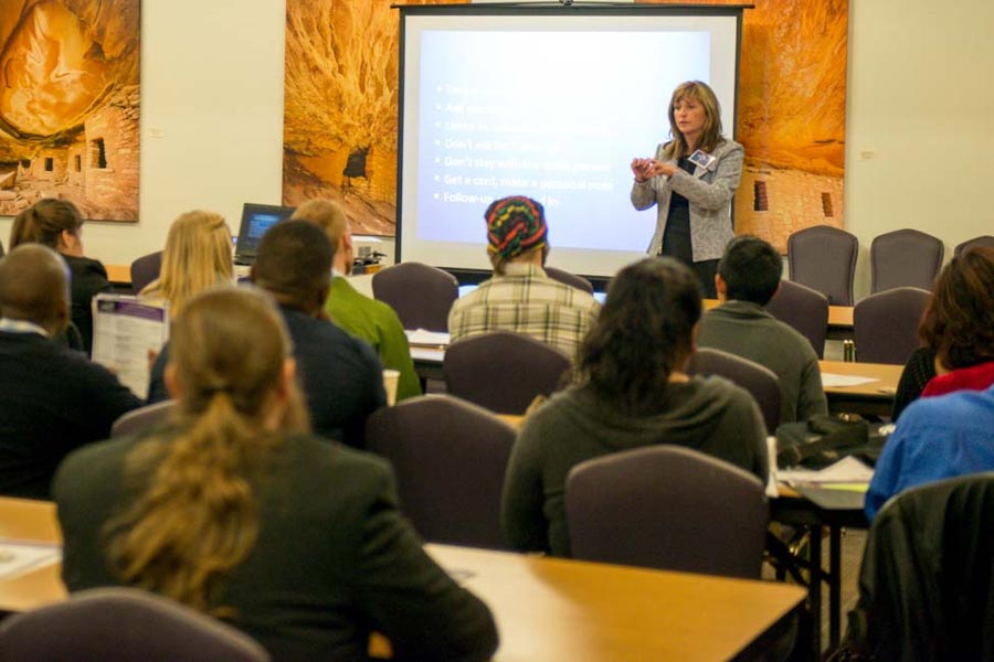 Students polished the skills they'll need in the job market during the two-day Career Impact Summit.