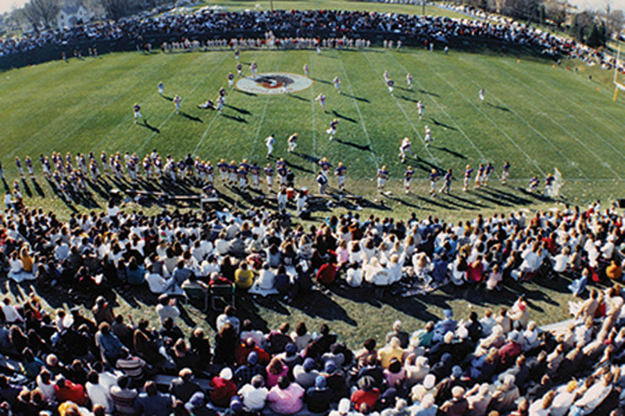 The Knox and Monmouth football teams have a long tradition of competing in the Turkey Bowl, with the winner getting the Bronze Turkey Trophy. 