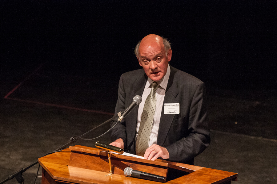 Richard Carwardine, speaking at the 2013 Lincoln Symposium at Knox College.