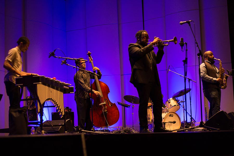 Marquis Hill Blacktet performs at the Orpheum Theatre in Galesburg