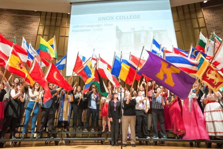 Parade of Flags at International Fair 2016