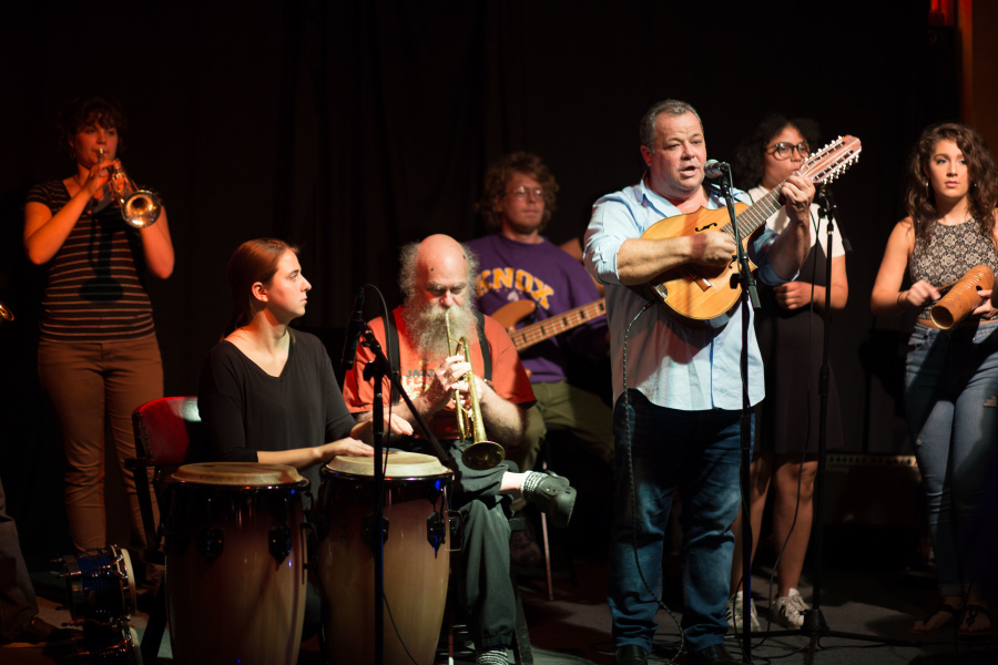 Jesus Fernandez performs at Jazz Night during his residency.