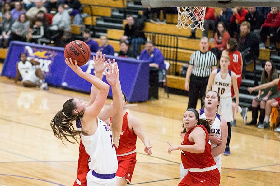 Prairie Fire women's basketball defeats Monmouth.