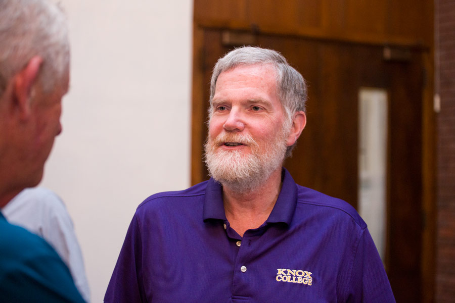 William and Marilyn Ingersoll Professor Emeritus John Dooley at his retirement